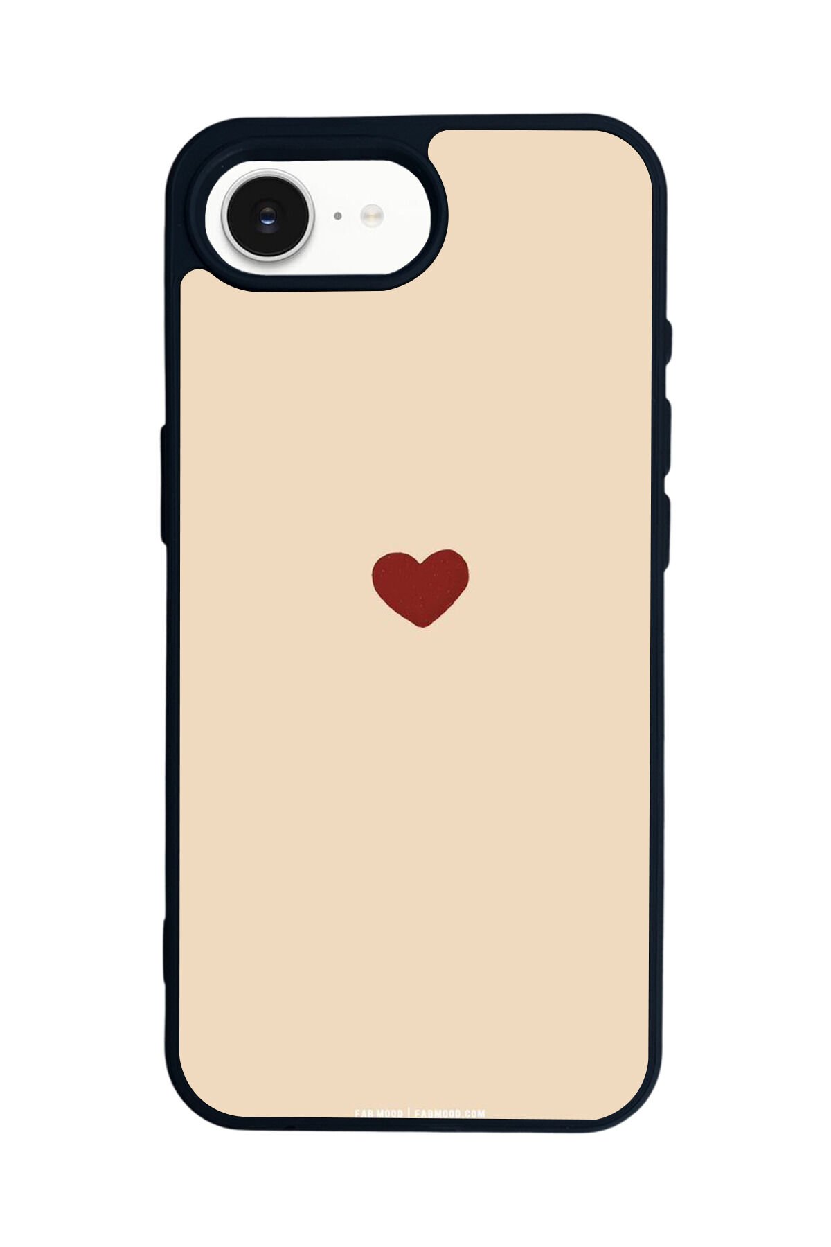 iPhone 16E Uyumlu Kalp Love Tasarımlı Glossy Premium Kılıf