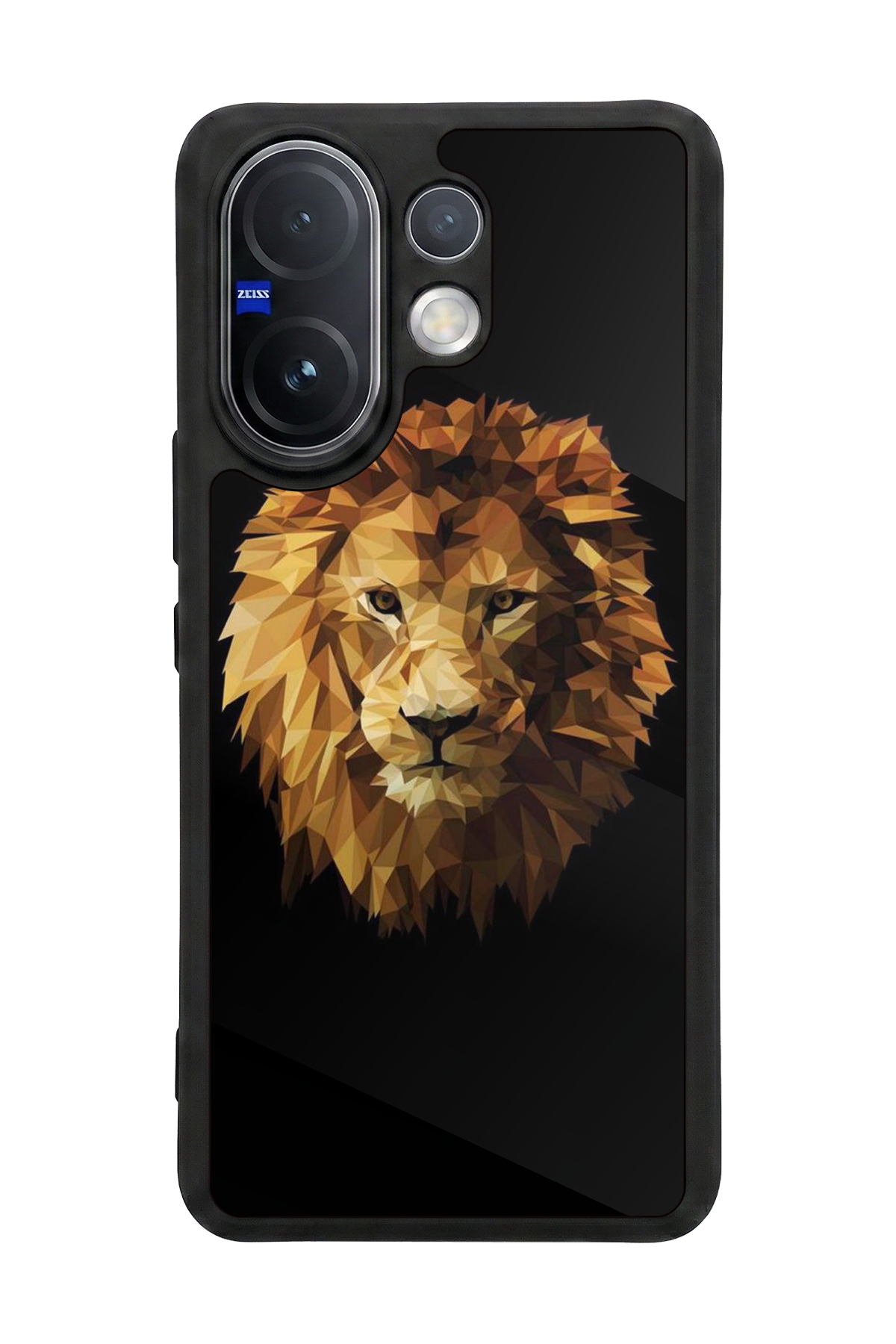 Vivo V60 Uyumlu Aslan Tasarımlı Glossy Premium Kılıf