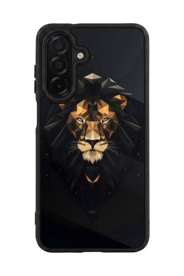 Samsung Galaxy A56 Uyumlu Aslan Tasarımlı Glossy Premium Kılıf
