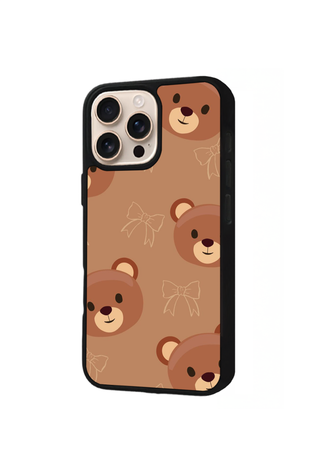 iPhone 14 Pro Max Uyumlu Ayı Tasarımlı Glossy Premium Kılıf