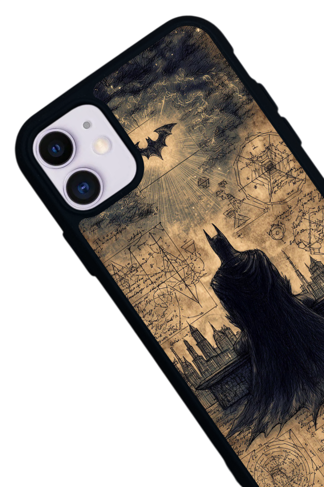 iPhone 11 Uyumlu Batman Tasarımlı Glossy Premium Kılıf