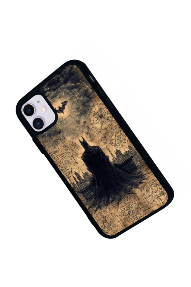 iPhone 11 Uyumlu Batman Tasarımlı Glossy Premium Kılıf
