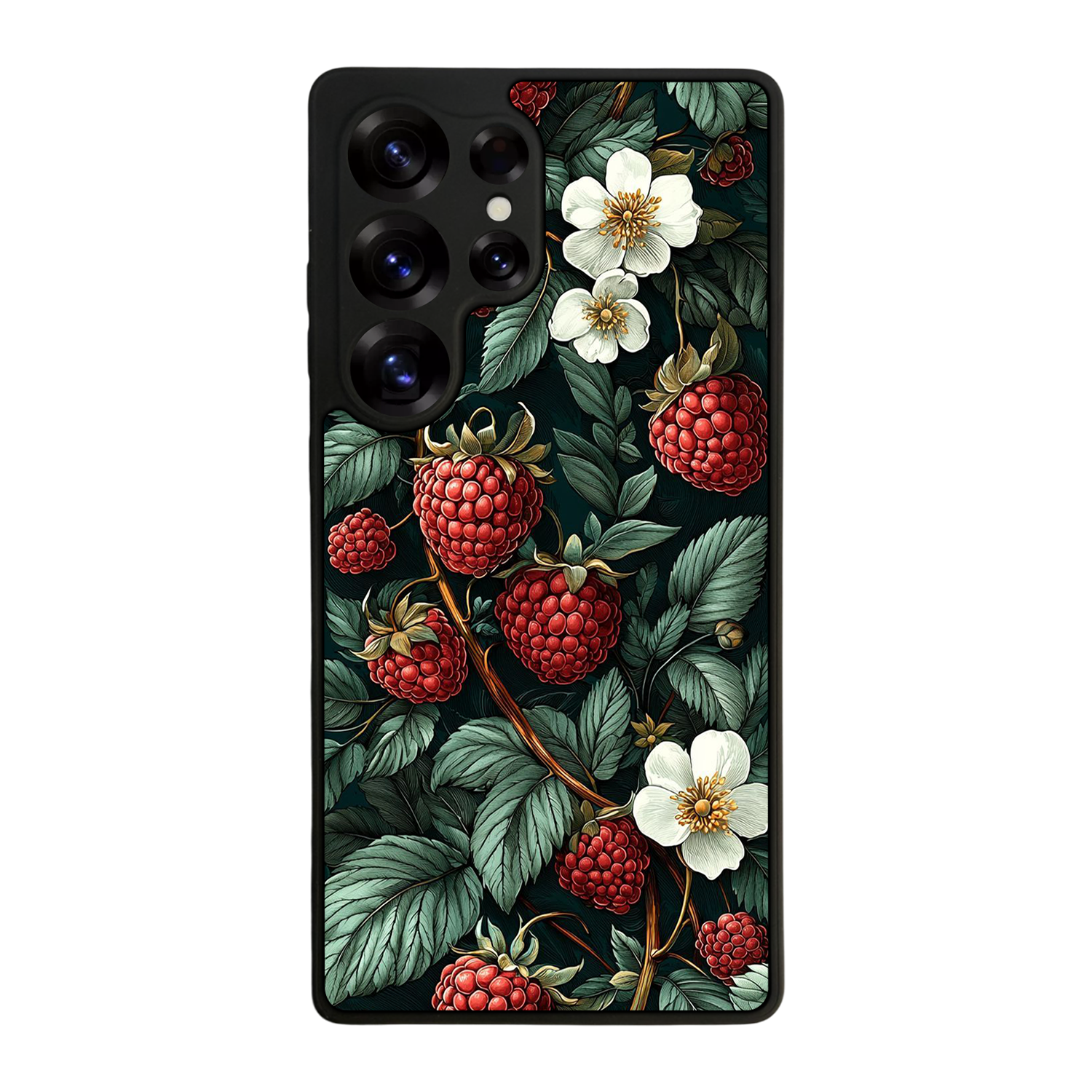Samsung Galaxy S25 Ultra Uyumlu Botanik Tasarımlı Glossy Premium Kılıf