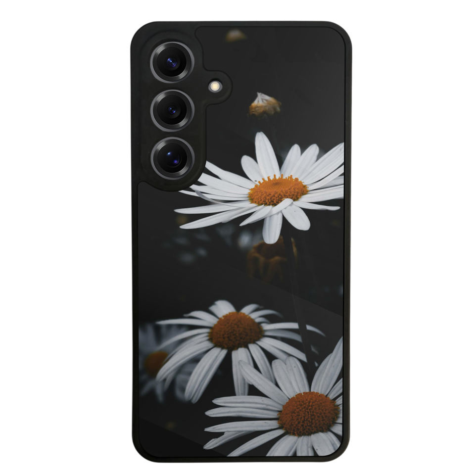 Samsung Galaxy S25 Uyumlu Cicek Tasarımlı Glossy Premium Kılıf
