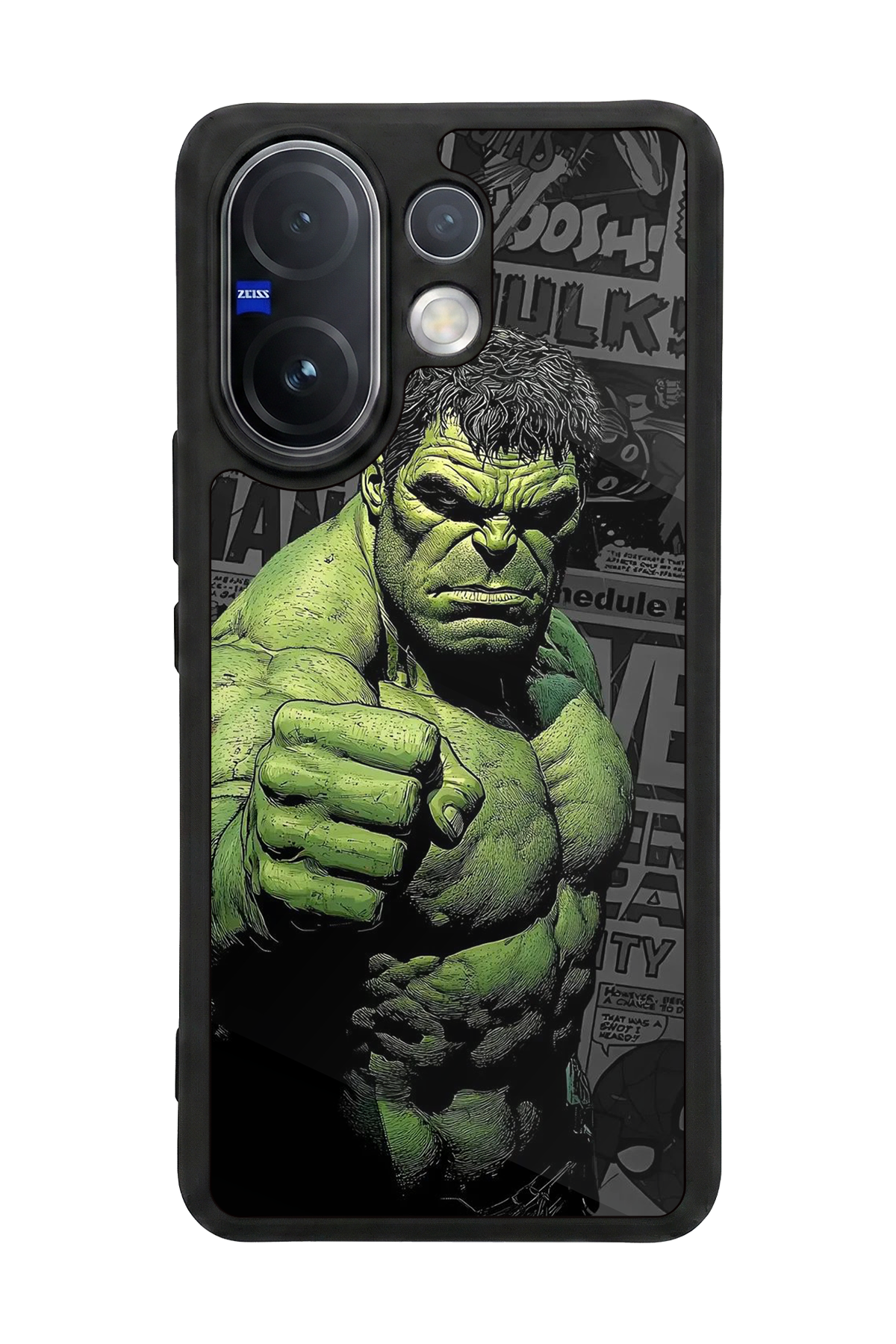 Vivo V60 Uyumlu Hulk Tasarımlı Glossy Premium Kılıf