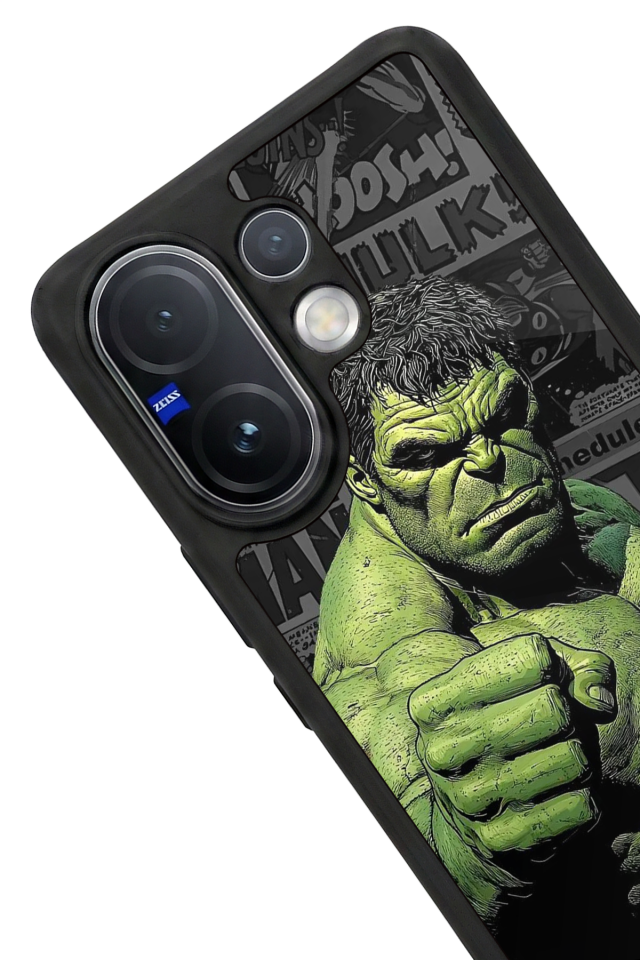 Vivo V60 Uyumlu Hulk Tasarımlı Glossy Premium Kılıf