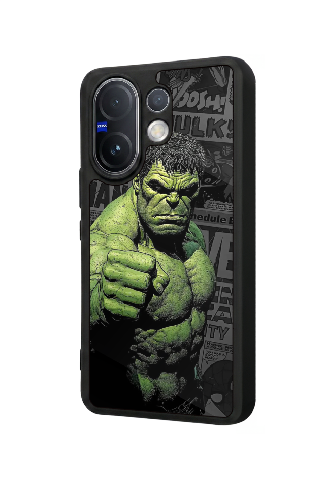 Vivo V60 Uyumlu Hulk Tasarımlı Glossy Premium Kılıf