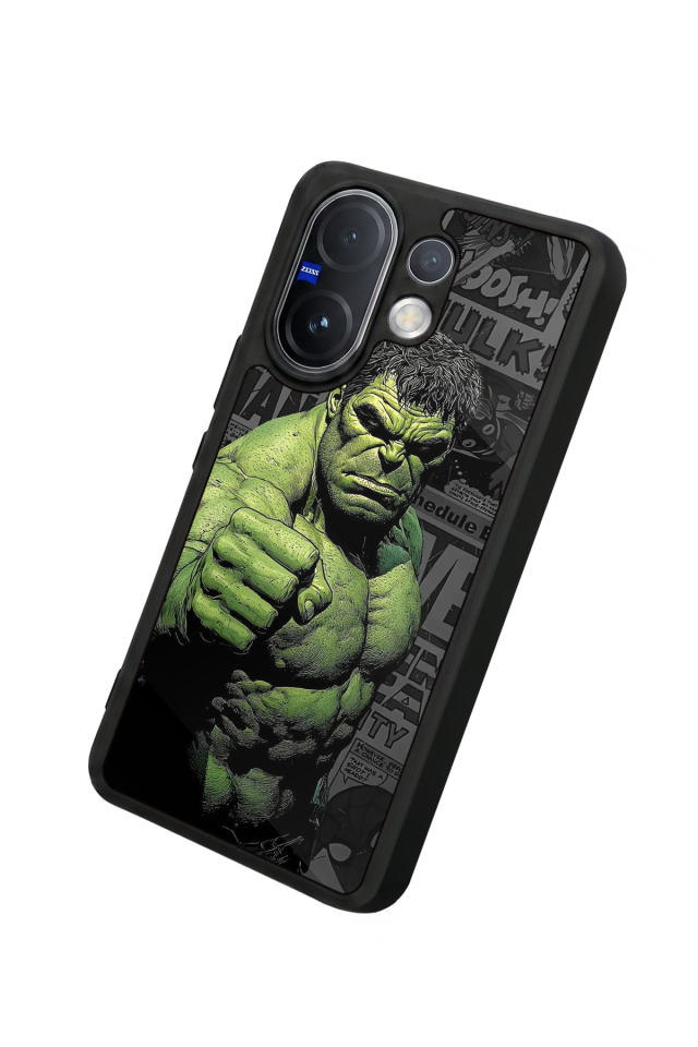 Vivo V60 Uyumlu Hulk Tasarımlı Glossy Premium Kılıf