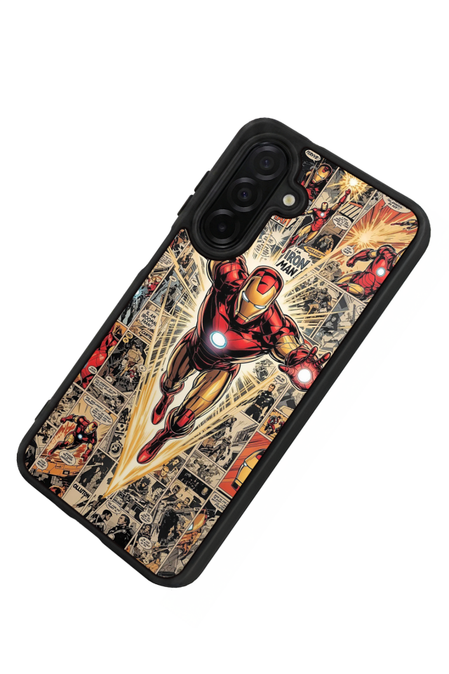 Samsung Galaxy A36 Uyumlu Iron Man ( Demir Adam ) Tasarımlı Glossy Premium Kılıf