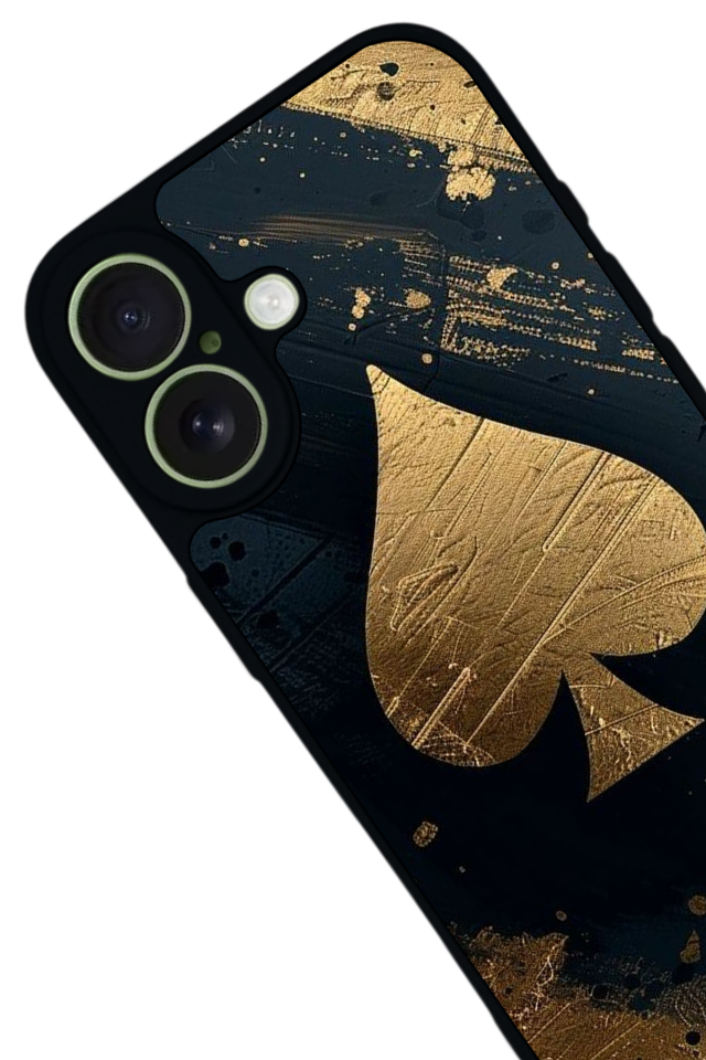 iPhone 17 Uyumlu Kart Tasarımlı Glossy Premium Kılıf