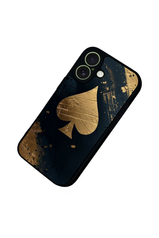 iPhone 17 Uyumlu Kart Tasarımlı Glossy Premium Kılıf