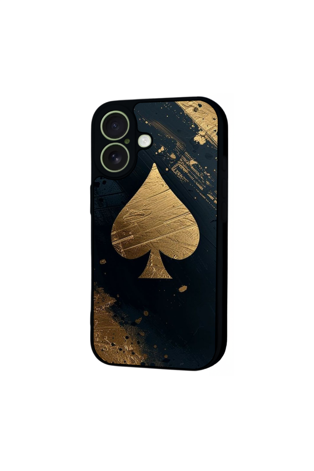 iPhone 17 Uyumlu Kart Tasarımlı Glossy Premium Kılıf