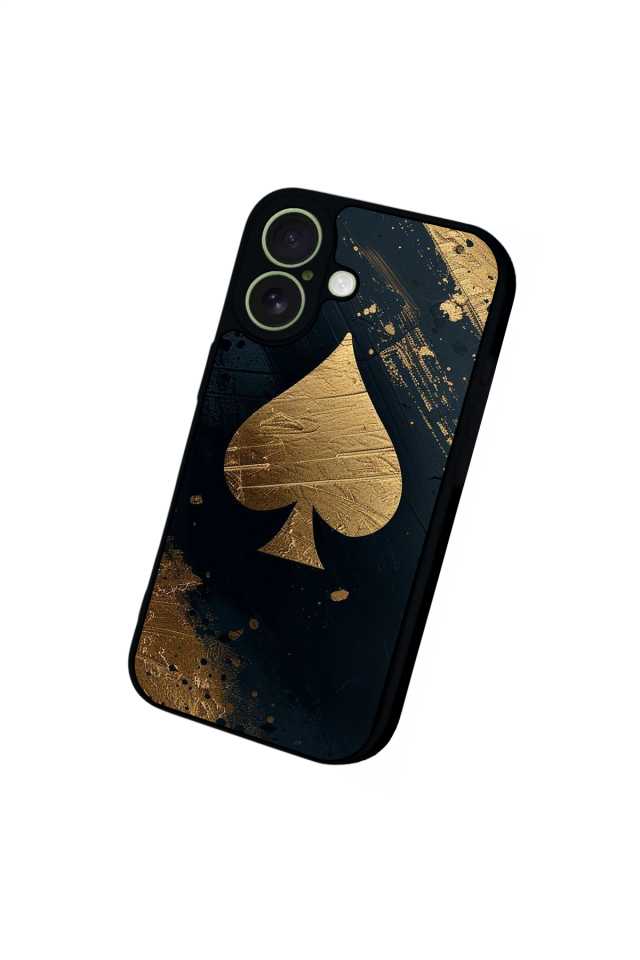 iPhone 17 Uyumlu Kart Tasarımlı Glossy Premium Kılıf