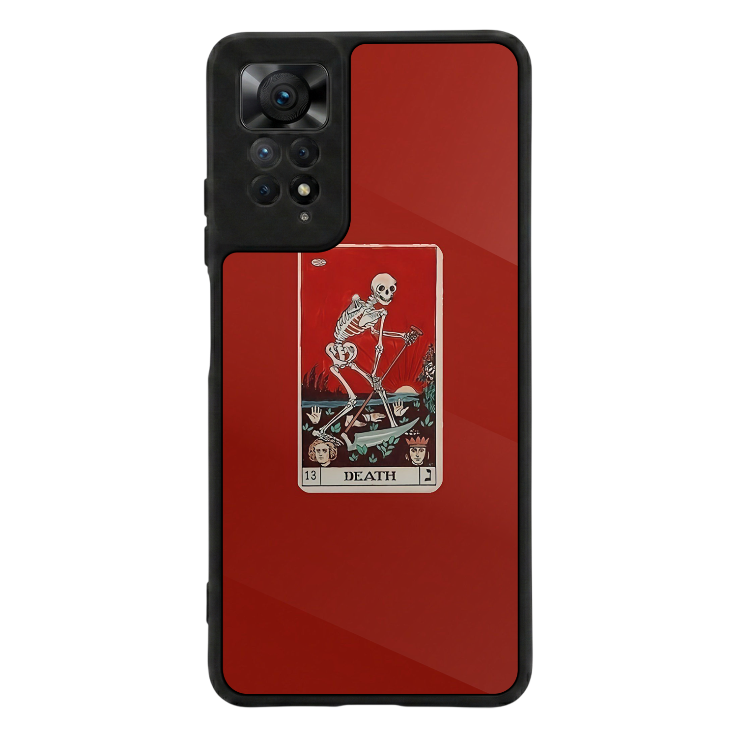 Xiaomi Redmi Note 11 Pro Uyumlu Kirmizi Tasarımlı Glossy Premium Kılıf