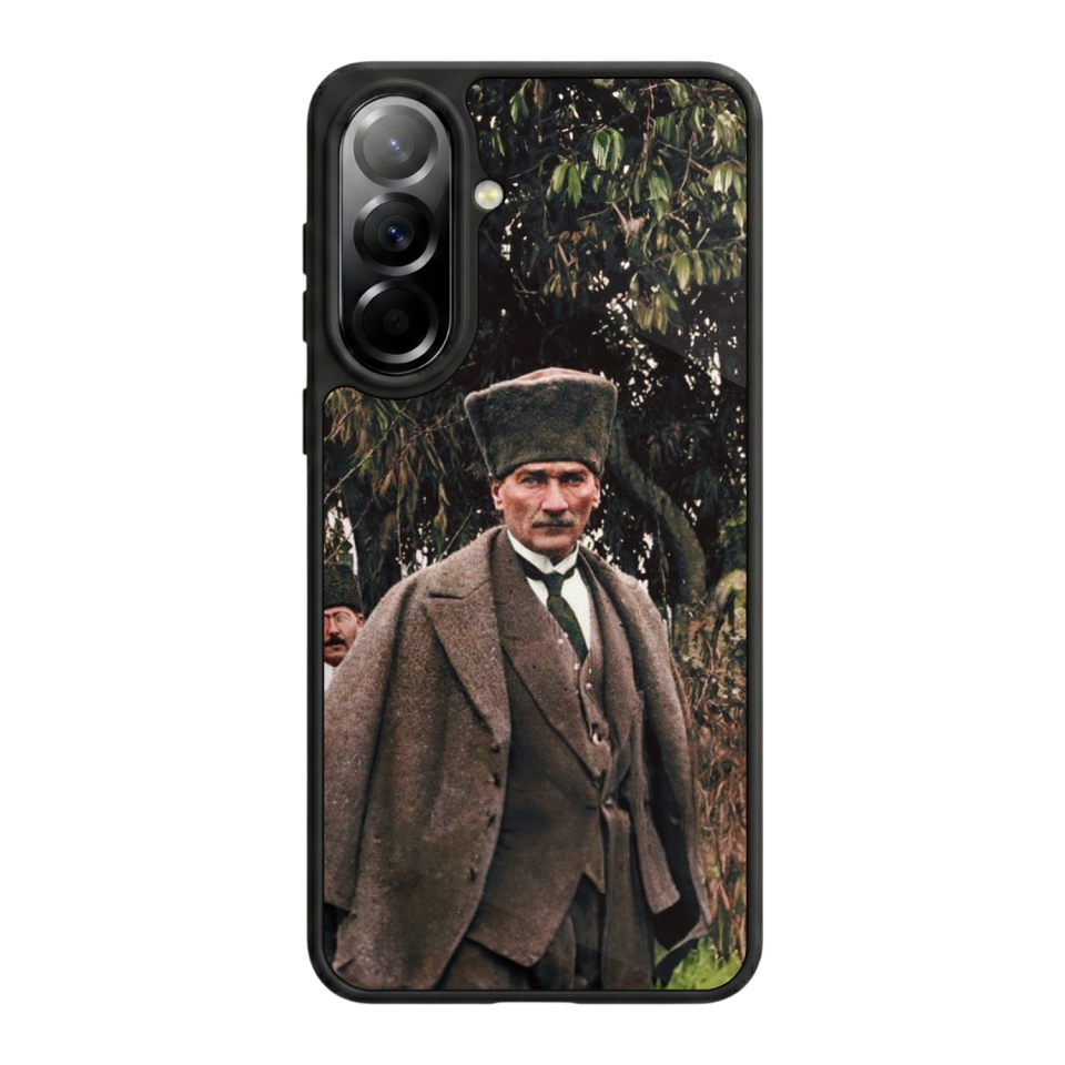Samsung Galaxy A57 Uyumlu Mustafa Kemal Ataturk Tasarımlı Glossy Premium Kılıf