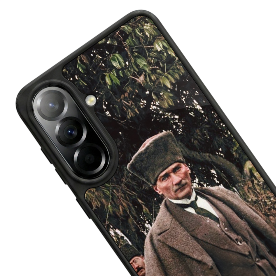 Samsung Galaxy A57 Uyumlu Mustafa Kemal Ataturk Tasarımlı Glossy Premium Kılıf