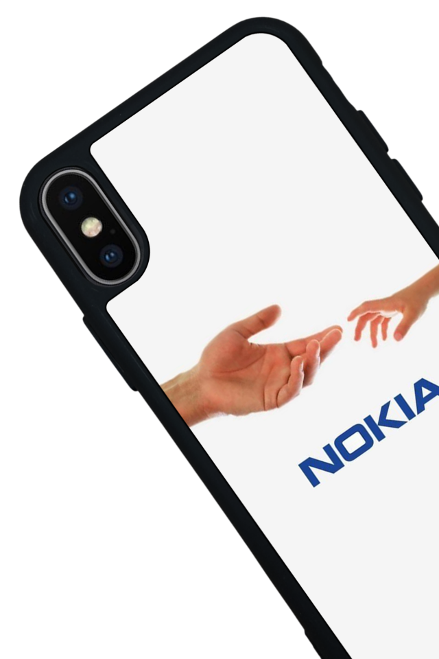 iPhone XS Max Uyumlu Nokia Tasarımlı Glossy Premium Kılıf