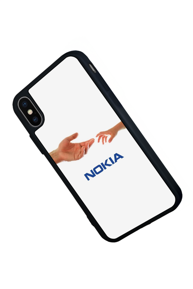 iPhone XS Max Uyumlu Nokia Tasarımlı Glossy Premium Kılıf