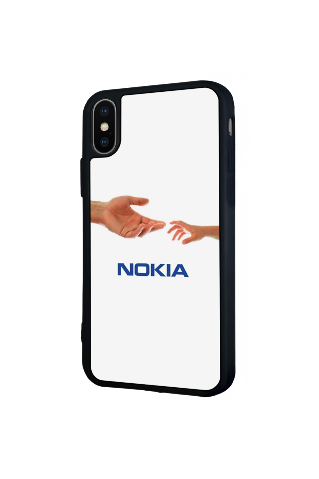iPhone XS Max Uyumlu Nokia Tasarımlı Glossy Premium Kılıf