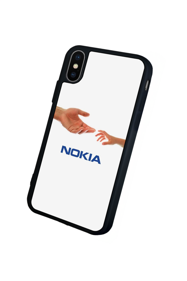 iPhone XS Max Uyumlu Nokia Tasarımlı Glossy Premium Kılıf