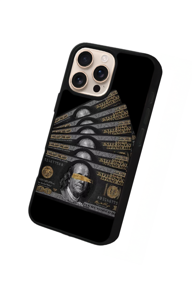 iPhone 14 Pro Uyumlu Para Tasarımlı Glossy Premium Kılıf