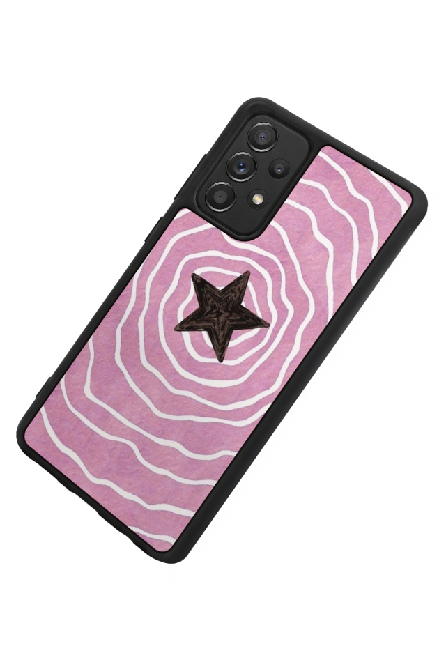 Samsung Galaxy A72 Uyumlu Retro Yildizlar Tasarımlı Glossy Premium Kılıf