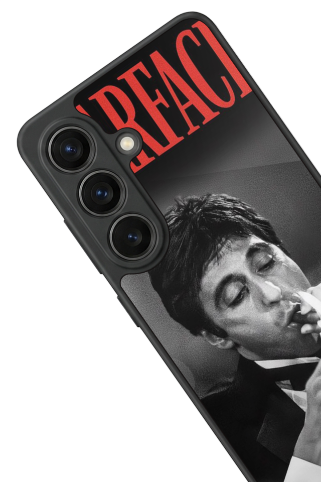 Samsung Galaxy S26 Uyumlu Scarface Tasarımlı Glossy Premium Kılıf