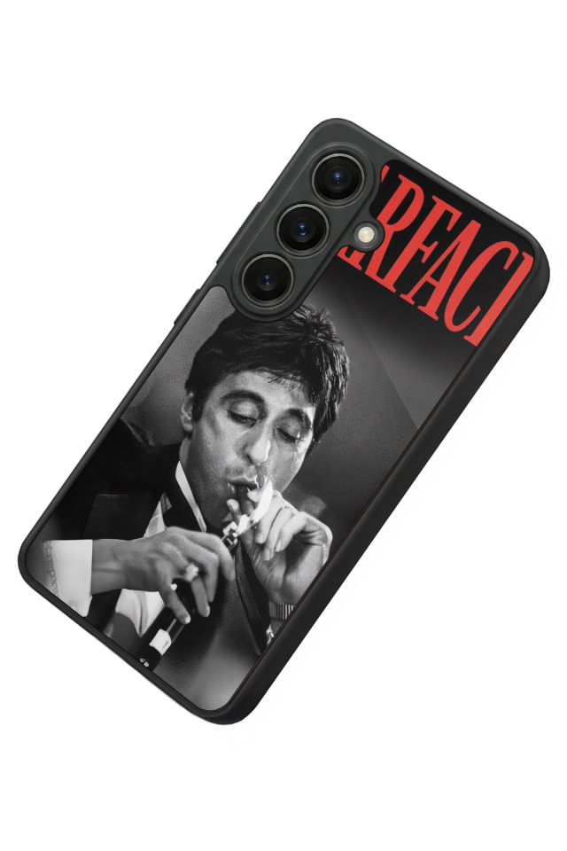 Samsung Galaxy S26 Uyumlu Scarface Tasarımlı Glossy Premium Kılıf