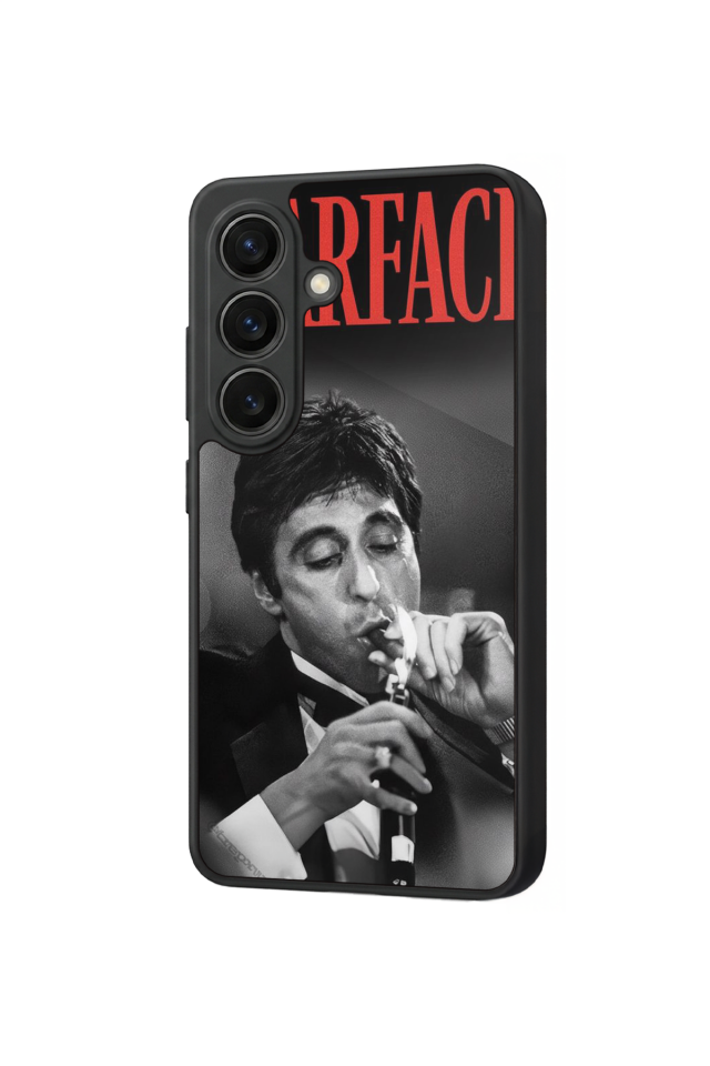 Samsung Galaxy S26 Uyumlu Scarface Tasarımlı Glossy Premium Kılıf