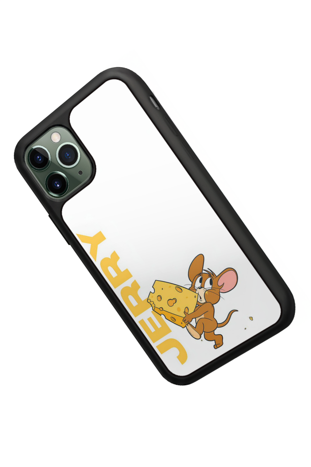 iPhone 11 Pro Uyumlu Tom And Jerry Tasarımlı Glossy Premium Kılıf