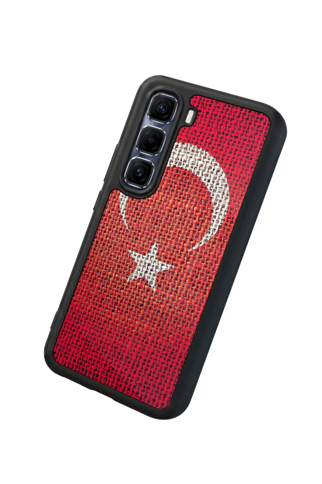 Infinix Hot 60 Pro Plus Uyumlu Türk Bayragi Tasarımlı Glossy Premium Kılıf