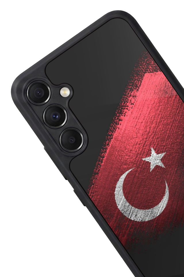 Samsung Galaxy A34 Uyumlu Türk Bayragi Tasarımlı Glossy Premium Kılıf