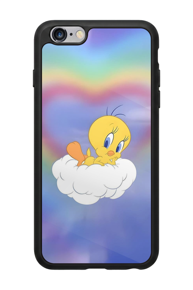 iPhone 6 Plus Uyumlu Tweety Tasarımlı Glossy Premium Kılıf
