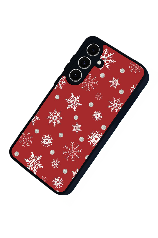 Samsung Galaxy S24 FE Uyumlu Yilbasi Christmas Tasarımlı Glossy Premium Kılıf