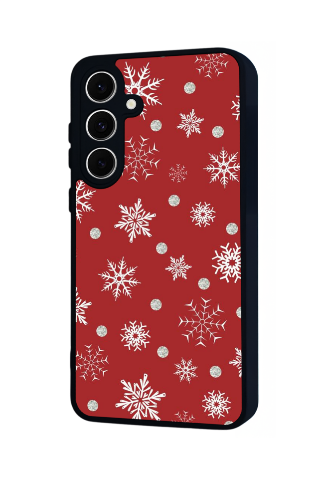 Samsung Galaxy S24 FE Uyumlu Yilbasi Christmas Tasarımlı Glossy Premium Kılıf