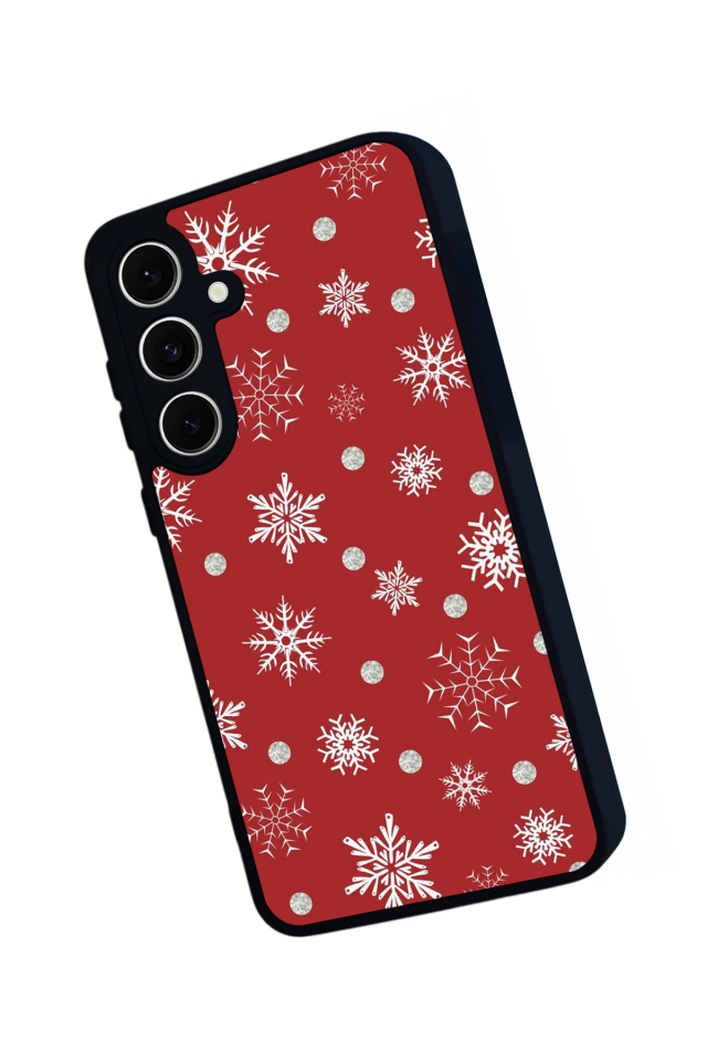 Samsung Galaxy S24 FE Uyumlu Yilbasi Christmas Tasarımlı Glossy Premium Kılıf