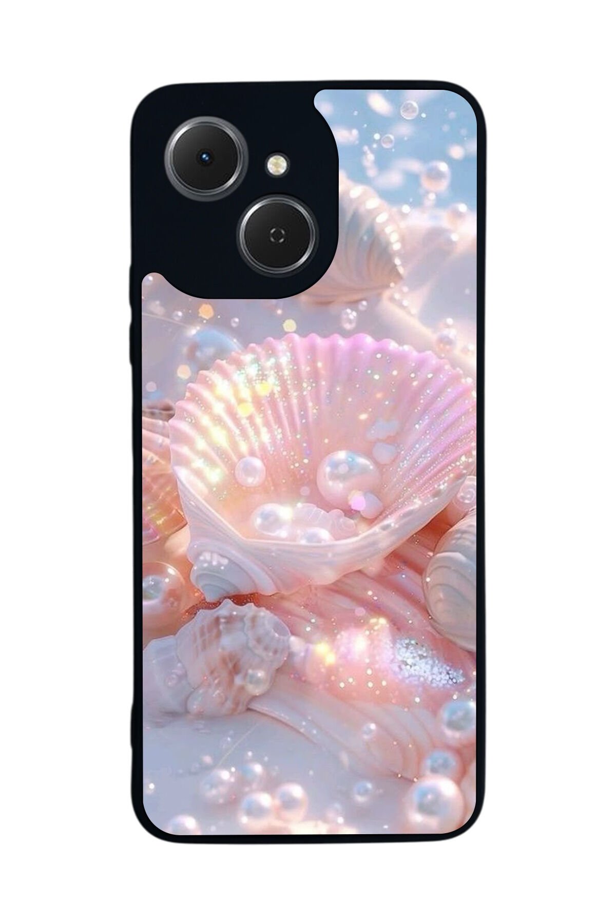 Tecno Spark 40C Uyumlu İnci Tasarımlı Glossy Premium Kılıf