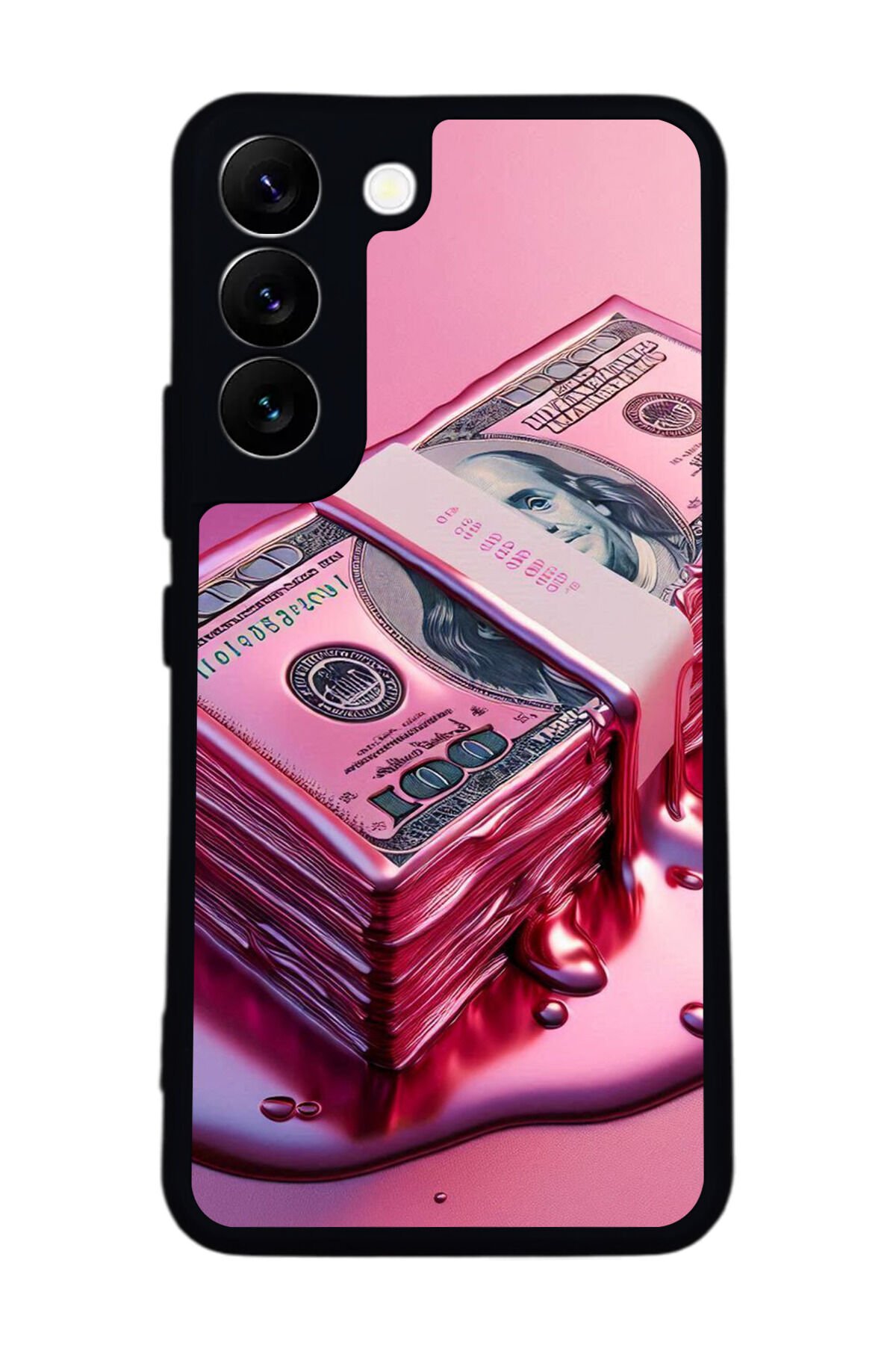 Samsung Galaxy S22 Uyumlu Money Para Tasarımlı Glossy Premium Kılıf