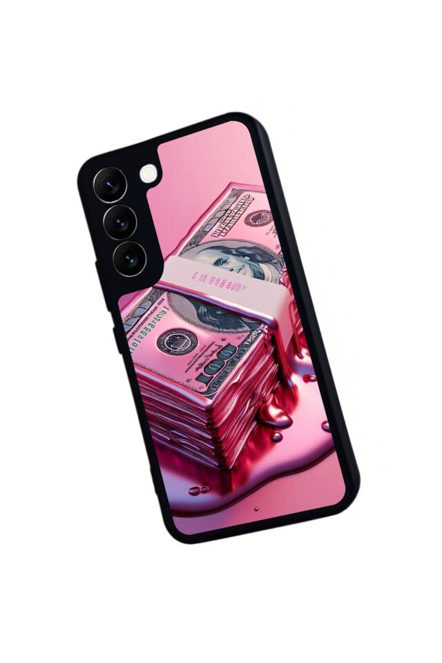 Samsung Galaxy S22 Uyumlu Money Para Tasarımlı Glossy Premium Kılıf