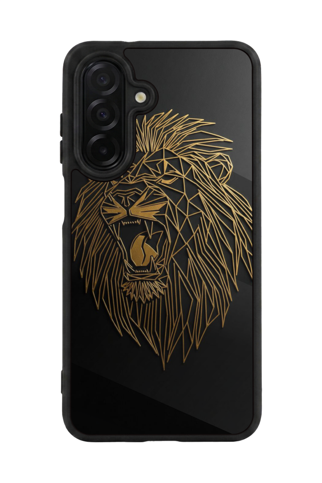 Samsung Galaxy A56 Uyumlu Aslan Tasarımlı Glossy Premium Kılıf