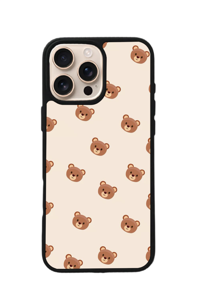 iPhone 14 Pro Max Uyumlu Ayı Tasarımlı Glossy Premium Kılıf