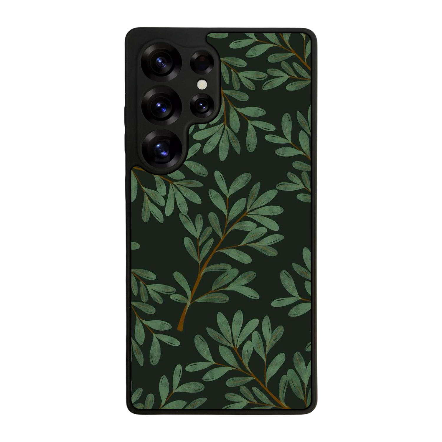 Samsung Galaxy S25 Ultra Uyumlu Botanik Tasarımlı Glossy Premium Kılıf