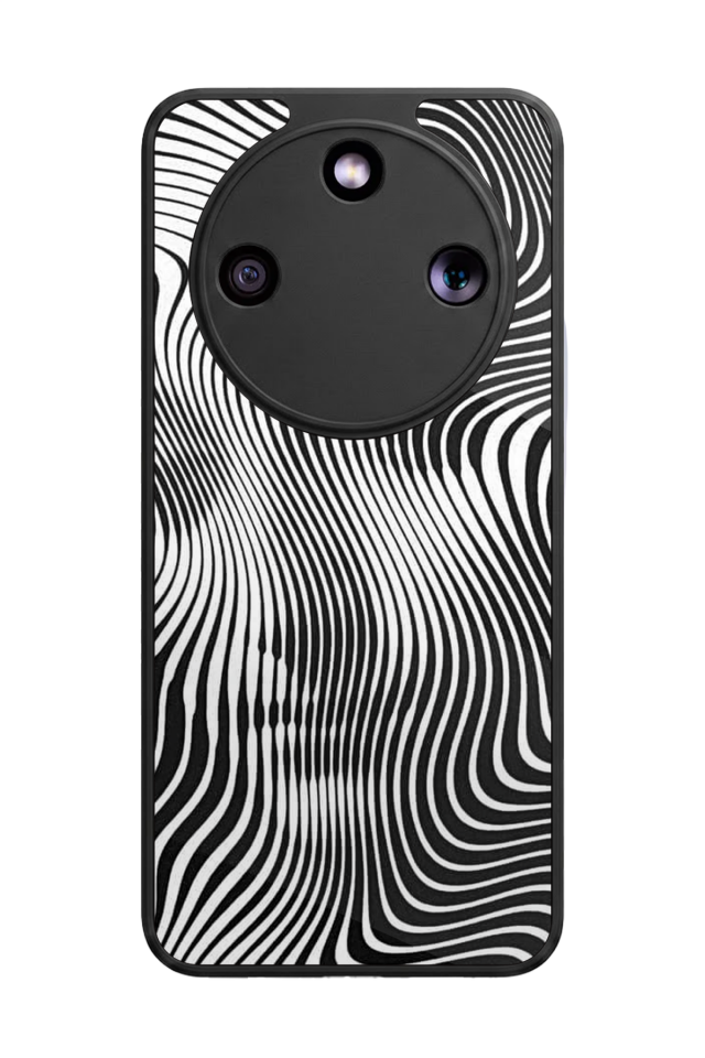 Honor Magic 8 Lite Uyumlu Çizgi Sanatı Tasarımlı Glossy Premium Kılıf