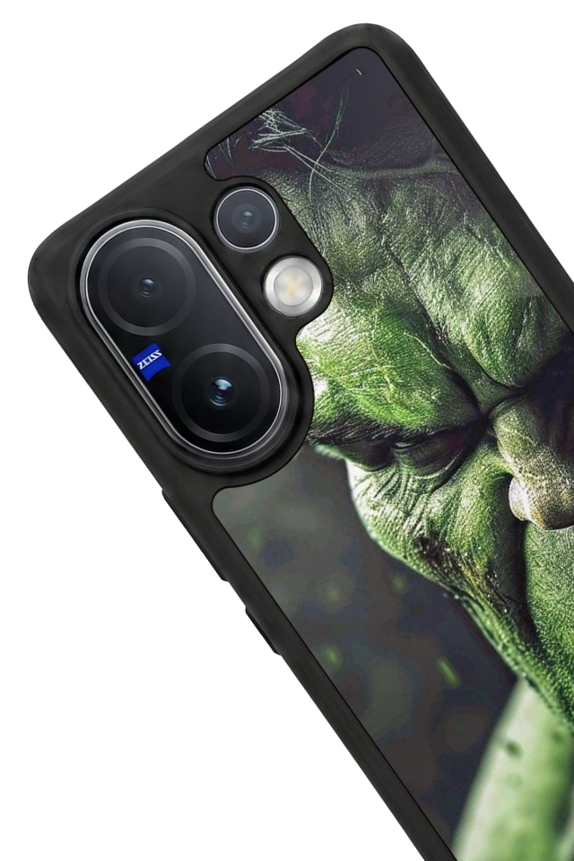 Vivo V60 Uyumlu Hulk Tasarımlı Glossy Premium Kılıf
