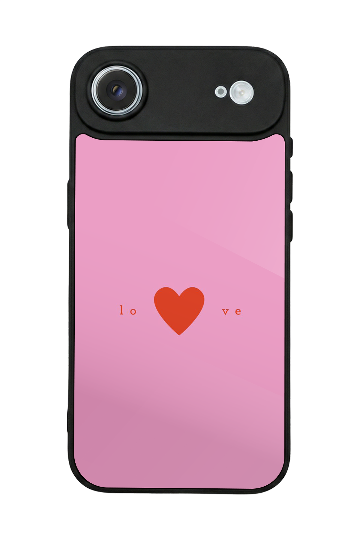 iPhone 17 Air Uyumlu Kalp Love Tasarımlı Glossy Premium Kılıf