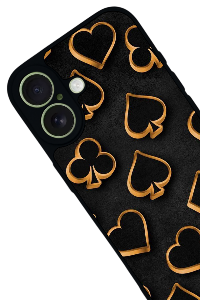 iPhone 17 Uyumlu Kart Tasarımlı Glossy Premium Kılıf