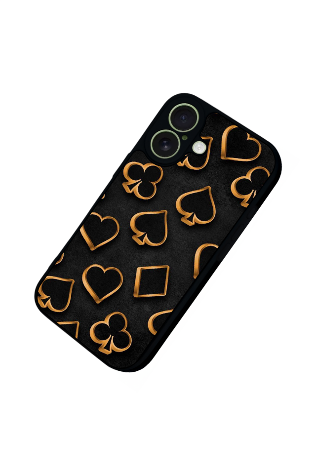 iPhone 17 Uyumlu Kart Tasarımlı Glossy Premium Kılıf