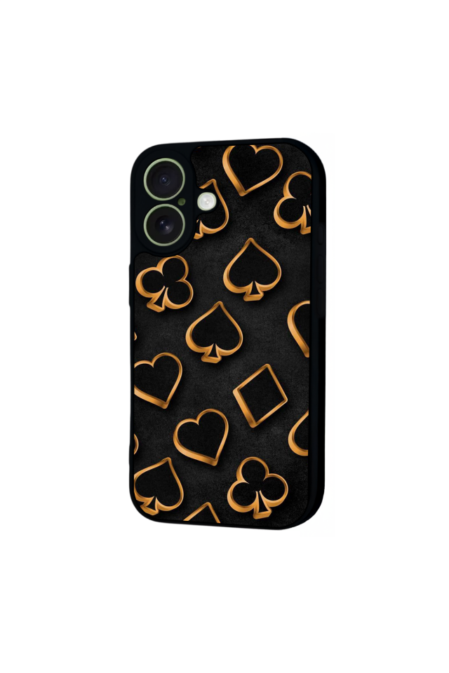 iPhone 17 Uyumlu Kart Tasarımlı Glossy Premium Kılıf