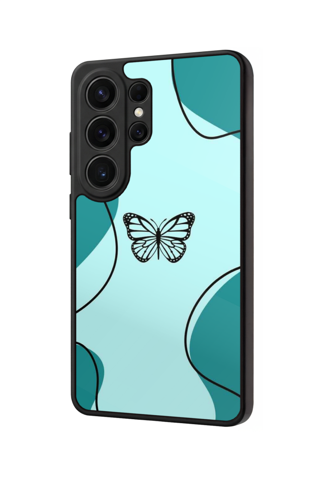 Samsung Galaxy S26 Ultra Uyumlu Kelebek Tasarımlı Glossy Premium Kılıf