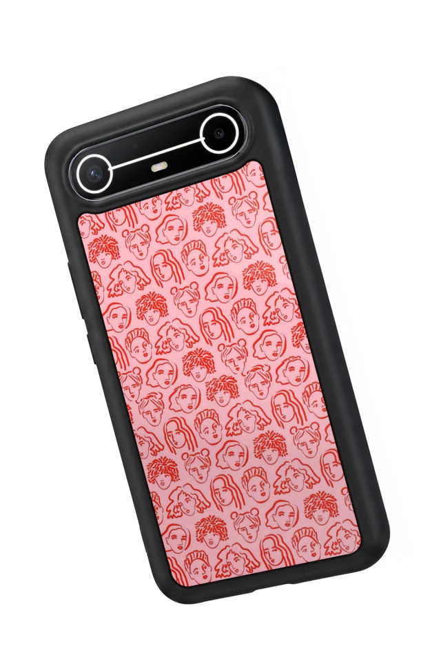 Tecno Spark Slim 5G Uyumlu Line Art Tasarımlı Glossy Premium Kılıf
